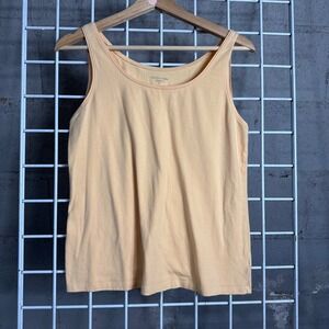Eileen Fisher Organic Cotton Tank Top Sleeveless Comfort Casual boho coastal